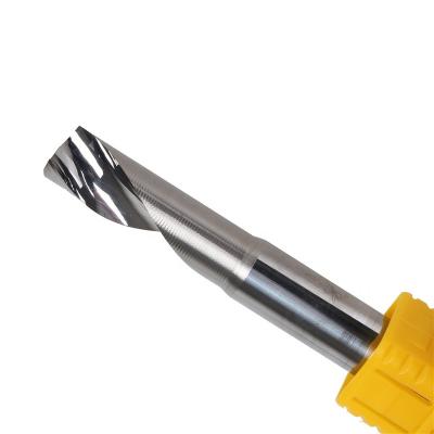 China CNC Milling Machining 1 Flute Cut Solid Carbide CNC Router Bit For Aluminum Cutting for sale