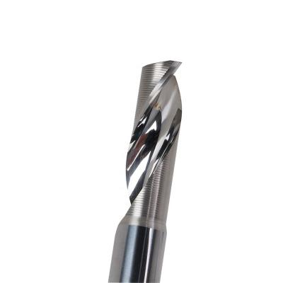 China Designed for high-speed cutting of aluminum carbide single-cut flute milling cutter aluminum end mills for sale