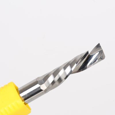 China Carbide And Down Cut A Flute Spiral Button Bit / Finger Bit / Carbide Router Bit for sale