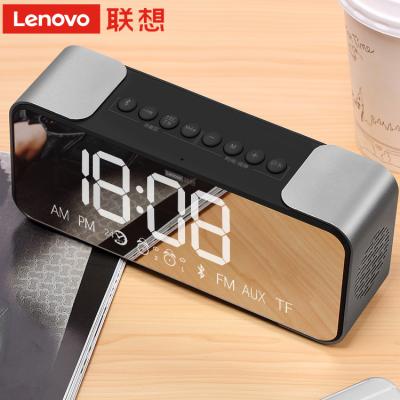 China Show 2021 Original Hot Selling Lenovo L022 Original Wireless Information 2021 Surround Sound BT5.0 Speaker With LED Alarm Clock for sale