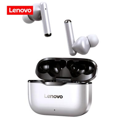 China Original Lenovo LP1 stereo sound tws headphones with in-ear earbuds handfree headphones white and black headsets for sale