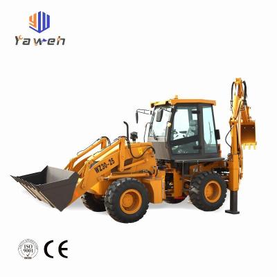 China Hot selling hotels bucket loader 4 wheel drive new wz30-25 loader backhoe and backhoe loader for sale