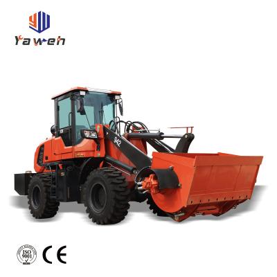 China Hotels Yaweh Telescopic Boom Loader Wheel Telescopic Loader 1.5ton mini 2 ton 3 ton small telescopic loader for sale