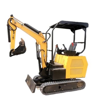 China Hotels YAWEH Mini Excavators Factory Crawler MiniBagger 1 Ton Mini Excavator With Quick Hitch for sale