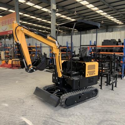 China Hot Sale Yaweh Brand Hotels Mini Digging Machine Excavators 1 Ton 1.5 Ton For Sale for sale