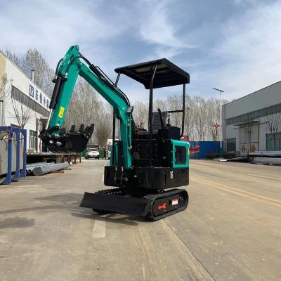 China Hotels Earth Traveling Machinery Mini Excavator Mini Bagger Hydraulic 1t Mini Excavator for sale