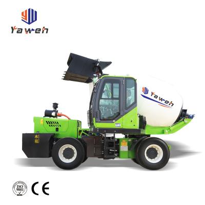 China Hotels Yaweh Factory Concrete Mixer Trailer For Sale 5.5 Cubic Meter Self Loading Concrete Mixer Truck for sale