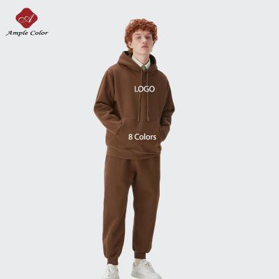 China Wholesale 350gsm Breathable Empty Jogger Pants Tracksuit Men 2 Piece Set Hoodie Sets Unisex Custom Sweatsuits Hoodie Set for sale