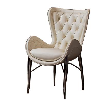 China Wholesale Adjustable Chair Acrylic Metal Good Quality Genuine Leather (Other) For Dining Rooms for sale