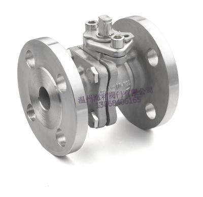 China Stainless Steel 2PC Ball Valve,Flange End, Direct Mounting Pad ,150LB/300LB,PN16-40 for sale