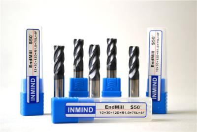 China Custom Radius End Mills TIALN Coated Cutters For Aluminium , Ball Nose End Mills for sale