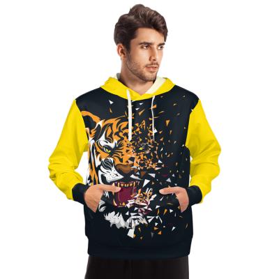 China Anti-Wrinkle Fleece Full Dye Jumper Sweatshirts 3D Sublimation Printed Custom Logo 100% Polyester Mens Hoodies for sale