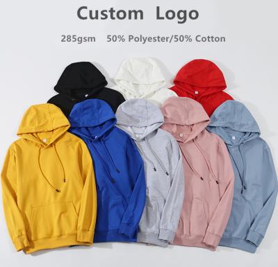 China Wholesale High Quality Anti-wrinkle Men's Blank Hoodies Oversized Shuliqi Logo Embroidery Sweatshirt Plain Hoodies For Printing for sale