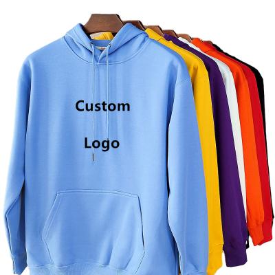 China Wholesale High Quality Cotton 50% French Polyester Anti-Wrinkle Terry Thin 50% Unisex Oversized Hoodie Printing Logo Embroidery Custom Hoodies for sale