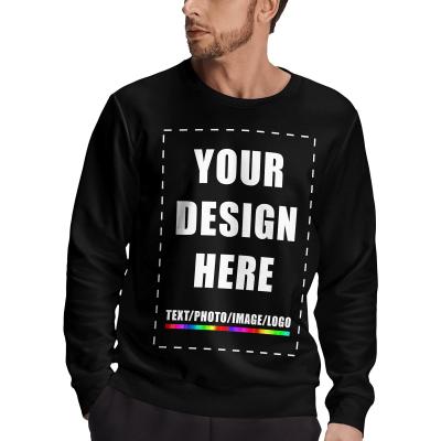 China Anti-Wrinkle OEM Print Crewneck Sweater White Pullover Hoodies Custom Logo Mens Streetwear Sports Plain Oversize Sweatshirts for sale