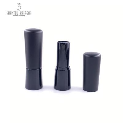 China Cosmetics grade 2022 new plastic empty lipstick tube unique matte black lipstick tube 12.1mm cheap for sale