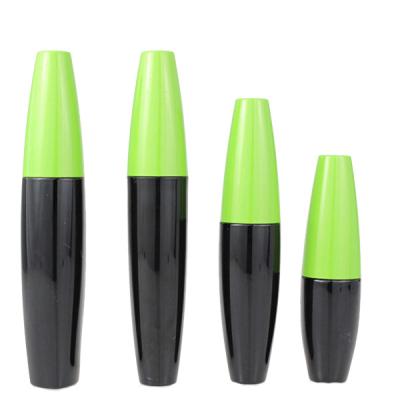 China New Recyclable Cheap Plastic Mascara Container For Eyelash Growth Tube Empty Green Mascara Tube With Magic Wand for sale