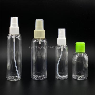 China BEAUTY PACKAGING Spray Bottle 30ml 60ml 100ml 500ml Plastic Pet Spray Perfume Bottle Cosmetic Wholesales for sale