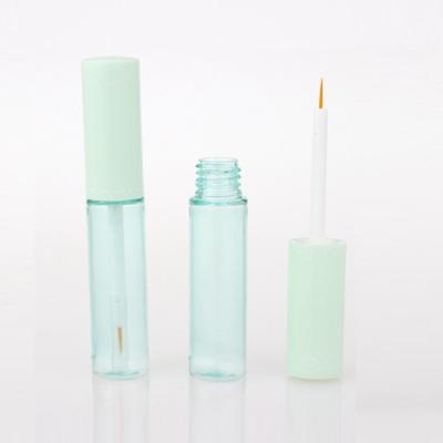 China 2022 Wholesale Recyclable Light Green Empty Eyeliner Tube Custom Clear Eyelash Bottle 5ml for sale