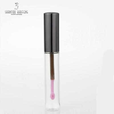 China Hot Sale Recyclable Custom Pet Eyebrow Clear Empty Tube With Clear Applicator Eyebrow Container Packaging for sale