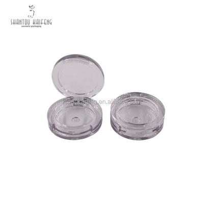 China Wholesale Eco-friendly Mini Single Eyeshadow Compact Eyebrow Clear Case Transparent Eyeshadow Container for sale