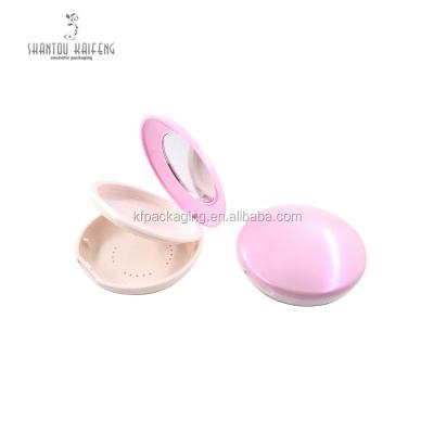 China Eco - Friendly Wholesale Rose Makeup Double Layer Powder Case Compact Container for sale