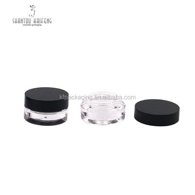 China Mini Loose Highlighter Powder Jar Single Eye Cream Empty Loose Powder Case Eco - Friendly With Strainer for sale