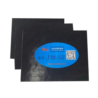 China Thermal Resistance Anheda Nylon Polyamide Fiberglass Plate PA6+GF Sheet for sale