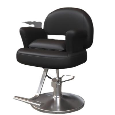 China YuanKai BarberChairsbarberschairsforsalebarbershopdesignPedicureChairFOLDCHAIRErgonomic Mid Century Chair Black Stainless Steel Bottom for sale