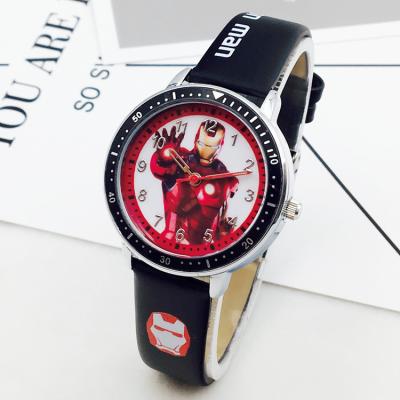 China Children's Spider-Man Watch Carcass Man Cartoon Quartz Watch Student Waterproof Kids Watch Christmas Birthday Gift for sale