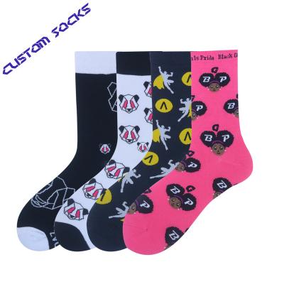 China Antibacterial Small Fly Bird Custom Clean Means Made Very Soft Classic Funny Cardboard Design Logo Cotton Bamboo Fiber Dress Socks Stock Wholesale for sale