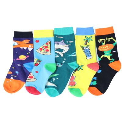 China OEM Service New Arrival QUICK DRY Hot Selling Custom Your Own Lovely Pattern All Season Kids Girls And Boys Warm Socks for sale