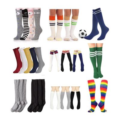 China Custom high quality bulk antibacterial teens girls tube socks from China manufacturer for sale