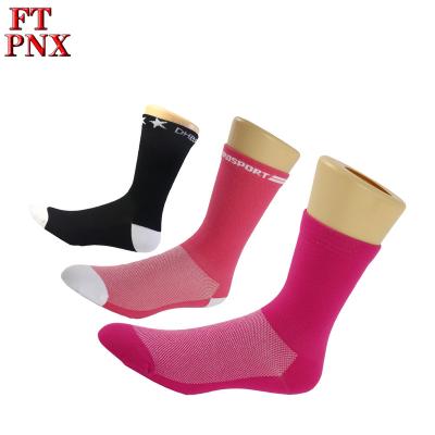 China Antibacterial Chinese Factory Custom Socks Print Tube Teen Men Cycling Socks for sale