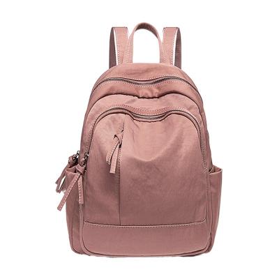 China Custom Waterproof Waterproof Nylon School Bags Shoulder Backpacks Casual Day-Packs Backpacks For Women for sale