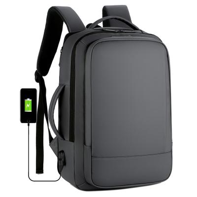 China With USB Business Laptop Bag Leisure Oxford USB Computer Backpack Charging Bag for Men and Women for sale