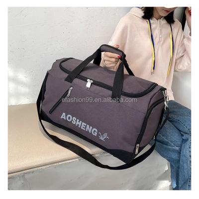 China Fashion Travel Gear Duffle Custom Portable Gym Sports Bags for Traveling Gym Duffel Bags Traveling Bags with Shoe Compartmens for sale