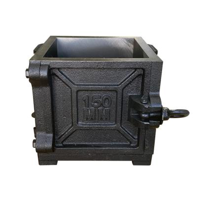 China Best Selling Wholesale Cast Iron Testing Cube Concrete Mold 150x150mm for sale