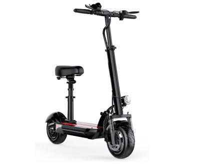 China Unisex Electric Scooter 10 Inch Tire Motor 500w 2 Wheel Kick Folding Foldable Adults 10.4AH Endurance is 40 Kilometers for sale