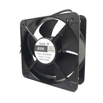 China Waterproof Hotel 200x200x60mm Cabinet Fan 20060 Axial Fan AC 110v for sale