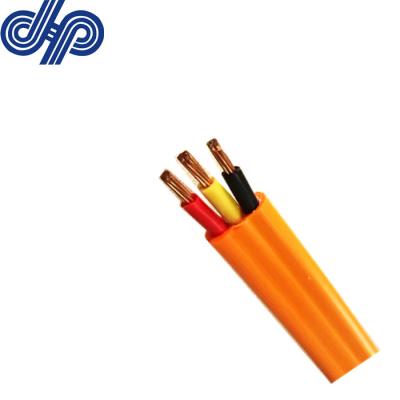 China Chamber 300/500V H03VH-H , H05VH-H 2X1.0mm2 fine wire conductor flat copepr electrical wire for sale