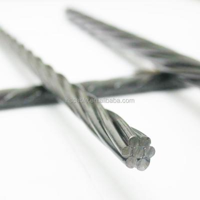 China Stay Wire Guy Wire GI Wire BS183 Galvanized Stranded Steel Wire GTS GI Wire 7/9 7/10 7/12 for sale