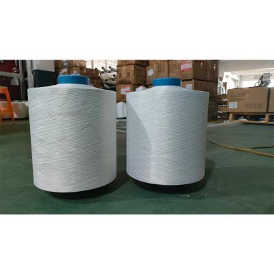 China Wholesale dty polyester yarn viable bleached100% textile material polyester yarn for weaving for sale