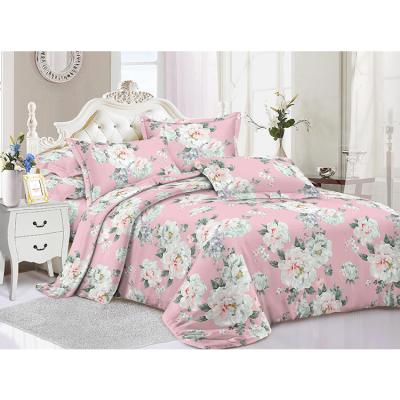 China Non-Toxic Printing Custom Polyester Comforter Bedding Maker Luxury Fluffy Comforter Set for sale