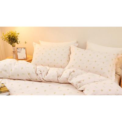 China Anti-Static Bedding Set Flower Fine Workmanship 4 Piece Bedding Set As Girls Bedding Set Kids for sale