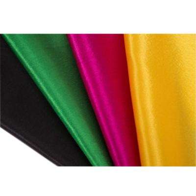 China Solid Color Textile Fabric 100% Polyester Broadcloth Polyester Satin Fabric Anti-Static for sale