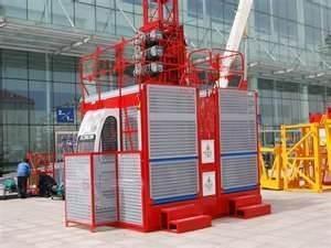 China Frequency passenger building construction goods lift industrial elevator 6 Tons for sale