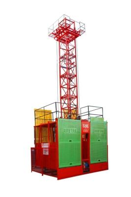 China SC200/200 1T 2T Rack and Pinion Passenger Hoists, Construction Material Lift Equipments for sale