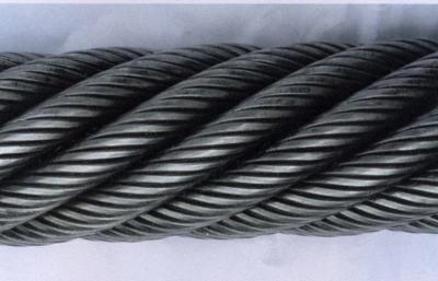 China Astm Din Standard Galvanized Stainless steel wire 6 x 37 For Hoist for sale