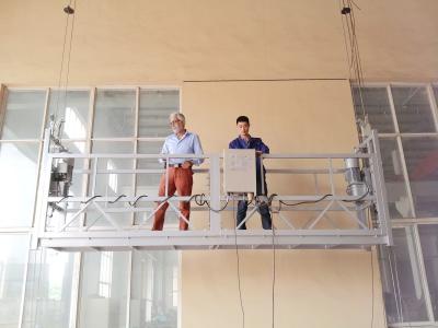 China Alloy Aluminum Suspended Working Platform Gondola ZLP630 For Building Facade Maintenance for sale